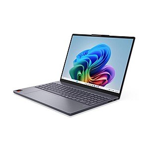 Lenovo IdeaPad Slim 3x: 15.3" FHD+ IPS Touch, Snapdragon X1-26-100, 16GB LPDDR5, 512GB SSD $499.99