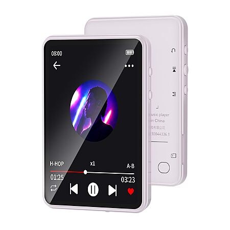 MP3 Player with Bluetooth 5.3,Touch Screen and Speaker - $20.99 after coupon