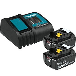 Makita 18-Volt LXT Lithium-Ion Battery and Charger Starter Pack (4.0Ah) $119