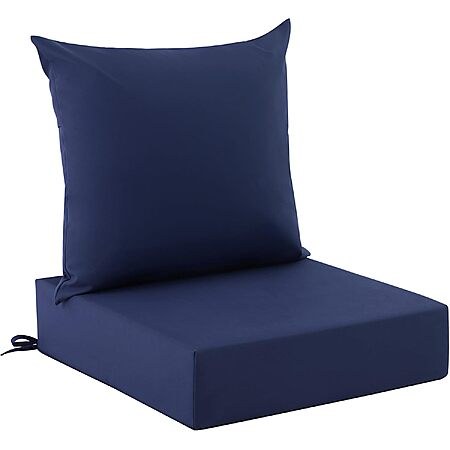 Outdoor Chair Cushions, Waterproof & Fade Resistant Patio Cushions (Navy Blue) STARTING at $18.49 AC