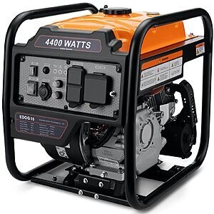 Oxseryn Power Equipment 4400 Watts Inverter Generator Gas Powered, $262.19, Amazon