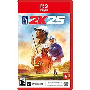 PGA Tour 2K25 (Nintendo Switch 2) $24.99 + Free Shipping w/ Prime or on $35+