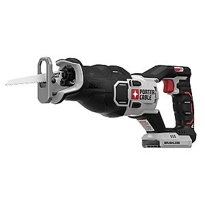 PORTER-CABLE 20V Cordless Brushless Reciprocating Saw, Bare Tool $52.14