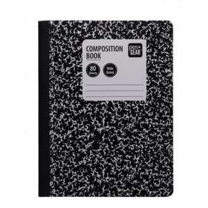 Pen+Gear Composition Book, Wide Ruled, 7.5"x 9.75", Marble Design, Paper Cover, 80 Sheets $0.38