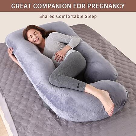 Pregnancy Pillows for Sleeping, G Shaped Full Body Maternity Pillow DARK GRAY $26.7 + Free Shipping