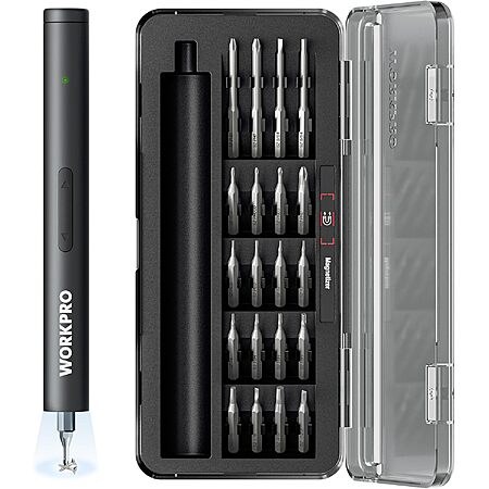 Prime: 20-in-1 WORKPRO 3.6V Electric Screwdriver w/ Magnetizer & Bits $13.99 + Free Shipping