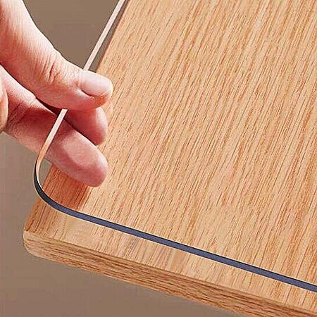 Prime Members: 14" x 24" OstepDecor 1.5mm Clear PVC Desk Mat & Table Protector