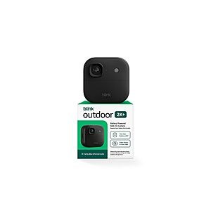 Prime Members: Blink Outdoor 2K+ Wireless Smart Security Camera w/ Two-Year Battery (Black, Add-On) $30.99 + Free Shipping