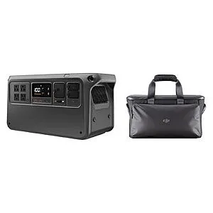 Prime Members: DJI Power 1000 V2 Portable Power Station with Protective Storage Bag, 1024Wh LFP Battery, Compact Size, 2600W Stable Output