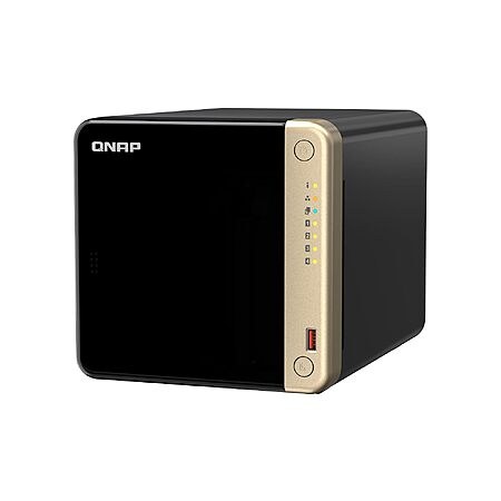 QNAP TS-464 4-Bay Desktop NAS w/ 8GB DDR4 RAM & Dual 2.5GbE