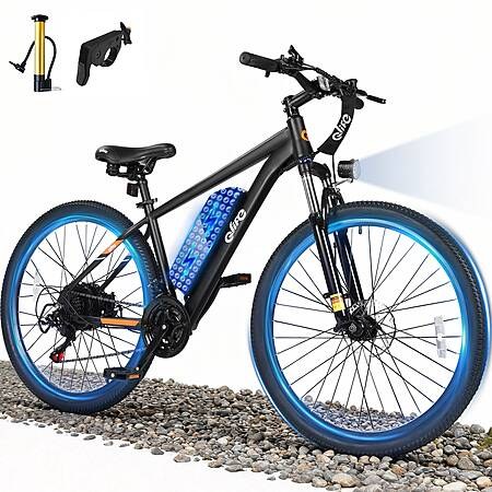 Qlife Race 26in (Black) Electric Mountain Bike 25mph 1000W (Peak) 48V 7.8Ah 21 Shimano Gears $262 + Free S/H $263