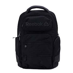 Reebok Unisex Adult Winter 16" Laptop Backpack, Black - $13.48
