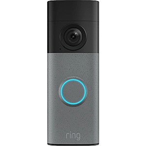 Ring Battery Doorbell 2K Video Doorbell w/ Wide-Angle & Two-Way Talk (Speckled Grey) $49.99 + Free Store Pickup at Best Buy