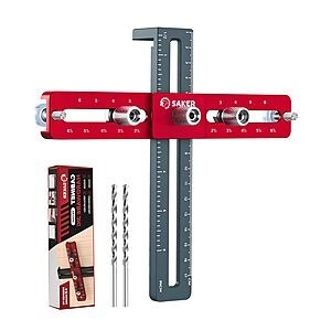 Saker Cabinet Hardware Doweling Jig for Knobs and Pull $27.49