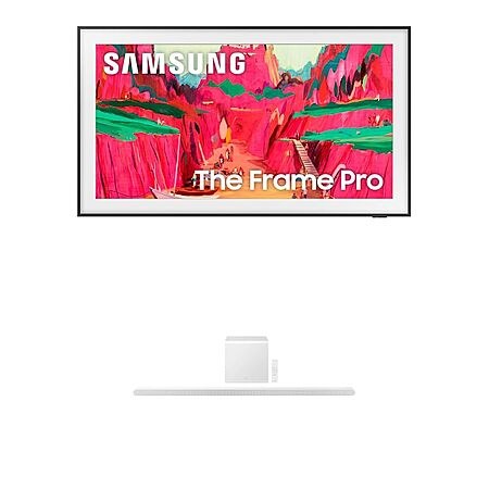 Samsung 75-Inch Class The Frame Pro LS03FW 4K Neo QLED Mini LED Smart TV + SAMSUNG S801D…
