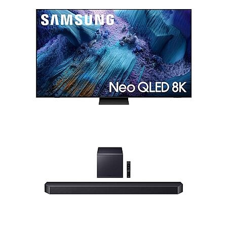 Samsung 85-Inch Class Neo QLED QN990F 8K Mini LED Smart TV NQ8 AI Gen3 Processor, 8K AI…
