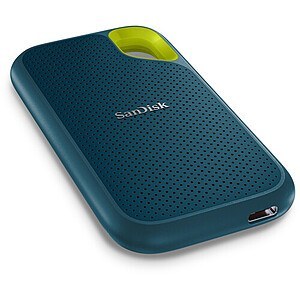 SanDisk 4TB Extreme Portable SSD V2 (Monterey), IP65 Water & Dust Resistance $419.99