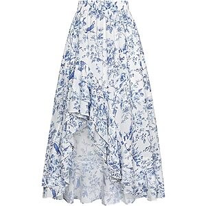 Scarlet Darkness Women's Floral High Waisted Maxi Skirt w/ Pockets (various colors) $11.09 + Free Shipping w/ Prime or on $35+