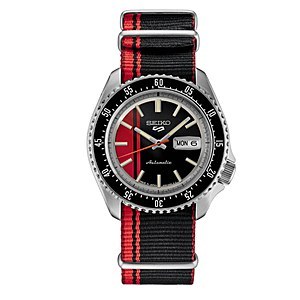 Seiko 5 Sports Series Special Creation Mens Watch - Black/Red  Model SRPK71 $245