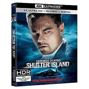 Shutter Island (4K UHD + Blu-ray + Digital)$13.99 Amazon