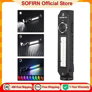 Sofirn IF24 EDC Flashlight w/spot, flood, RGB; free S&H; $11.54