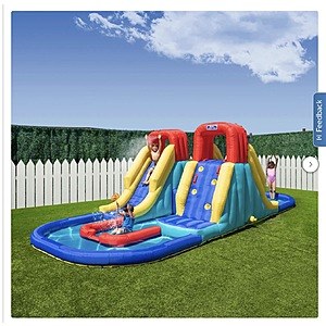 Sportspower Racetrack Inflatable Water Slide $349.99 Free Shipping Costco.com