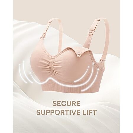 Stelle Nursing Bras Maternity Bralette Seamless for Breastfeeding 3Pack