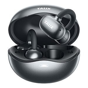 TALIX X6 Open Ear Clip-On Bluetooth 5.4 Earbuds w/ 26H Playtime (Various)
