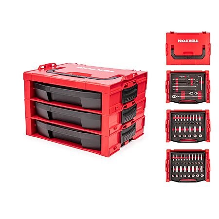 TEKTON 3/8 Inch Drive 12-Point Socket, 83-Piece | SKT16301 $289.08