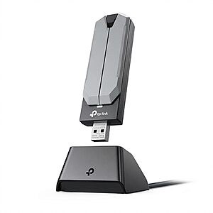 TP-Link BE6200 Tri-Band Wi-Fi 7 Wireless USB 3.0 Adapter (Archer TBE401UH) $69.99 + Free S&H at Amazon
