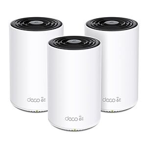 TP-Link Deco XE70 Pro AXE4900 Tri-Band WiFi 6E Mesh WiFi System - 2.5G WAN/LAN Ports, 4.9 Gbps Wi-Fi 7,200 Sq. Ft Coverage, Connect up to 200 Devices, 6 GHz Band, 3-Pack $209.99