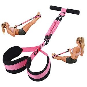 TRSAIM 30/60LBS Adjustable Foot Resistance Bands w/ Pedal & Handles $10.49 + Free Shipping w/ Prime or on $35+