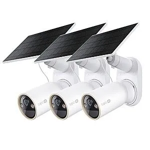 Tapo MagCam 4K Outdoor Wireless Security Camera – Battery Power with Solar, Magnetic Mount, Person/Vehicle Detection (3-Pack)