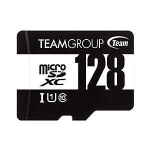 TeamGroup 128gb Class 10 Micro SD cards - $17.99