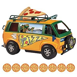 Teenage Mutant Ninja Turtles TMNT Pizza Fire Van by Playmates Toys $8.50