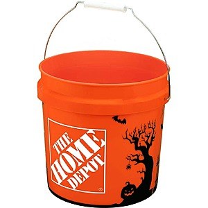 The Home Depot 2 gal. Orange Halloween Bucket, $2.88, Free shipping, Home Depot