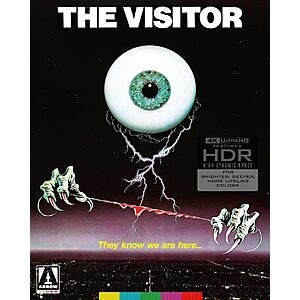 The Visitor [Limited Edition] [4K Ultra HD] Arrow Edition $26.20