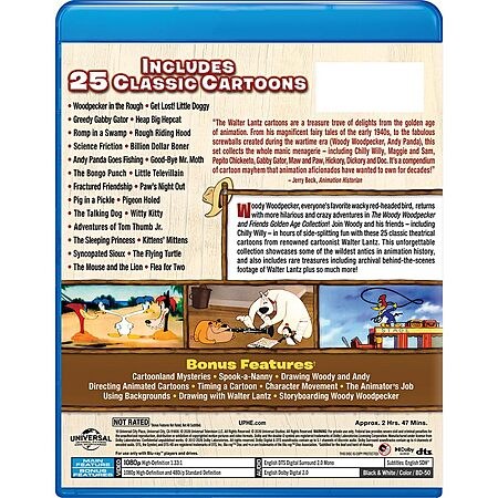 The Woody Woodpecker & Friends Golden Age Collection [Blu-ray]