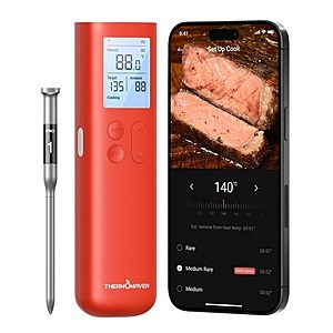 ThermoMaven G1 Smart Bluetooth Wireless Meat Thermometer $26 + Free Shipping