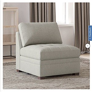 Thomasville Tisdale Armless Chair, Beige $299.99 Free Shipping Costco.com