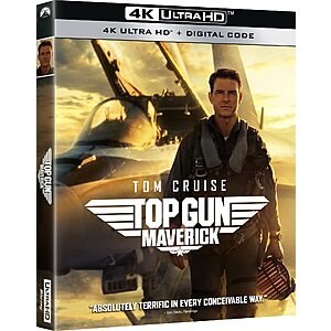 Top Gun: Maverick [4K UHD] + Digital $12.49 Amazon
