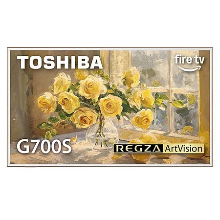 Toshiba 55" G700 Series ArtVision 4K UHD 165Hz Smart Fire TV (55G700SU, 2026) Included Art Frame