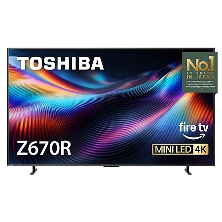 Toshiba 65" Class Z670R Series Mini-LED 4K UHD 144Hz Smart Fire TV (65Z670R, 2026)
