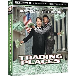 Trading Places [4K UHD] + Blu Ray + Digital $14.35 Amazon.com