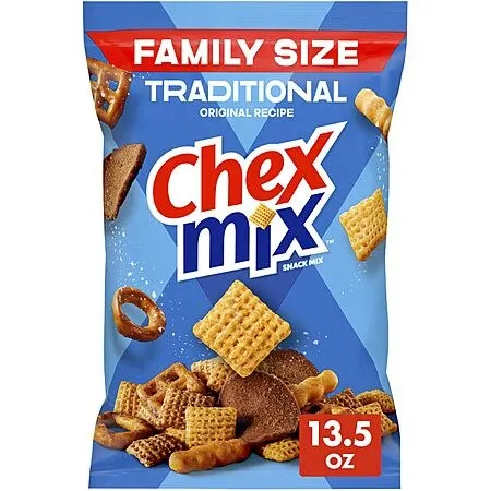 Traditional Chex Mix, Original Recipe, Family Size, 12.5 oz~