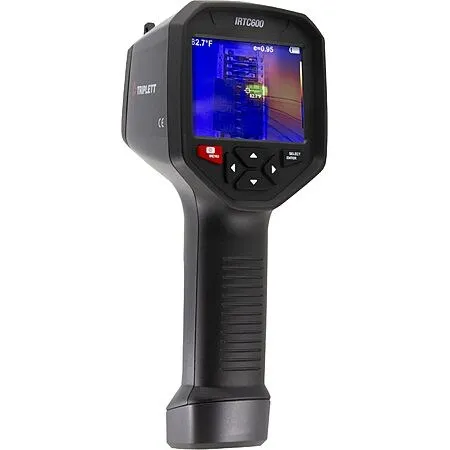 Triplett IRTC600 Thermal Imaging Camera | Infrared/Visible Light/Fusion, 2MP, 3.2" Color TFT Display, 220 x 160 Pixels