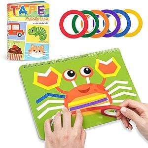 UIIOPJIOM Tape Quiet Activity Book for Toddlers $4.99