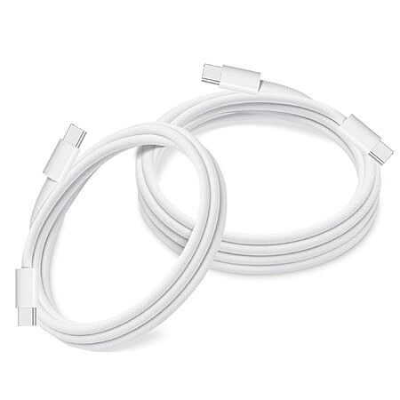 USB C to USB C Cable(2 Pack)，Type-C 60W Fast Charging Cable, Nylon Braided, for…