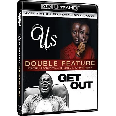 Us / Get Out Double Feature [4K UHD + Blu-ray + Digital ]