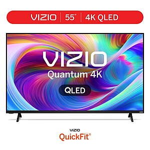 VIZIO 55" Quantum 4K QLED HDR Smart TV (VQD55R-10) $228.00 + Free Shipping w/ Walmart+ or on $35+